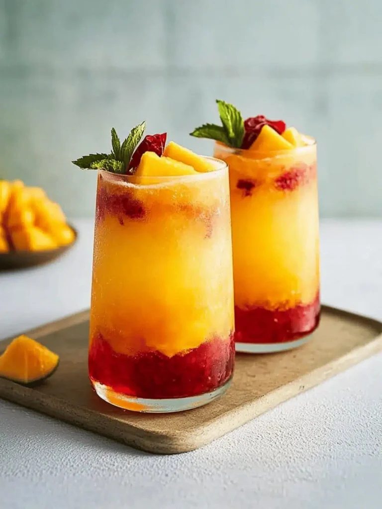 Zesty Mango Hibiscus Iced Tea for Ultimate Refreshment