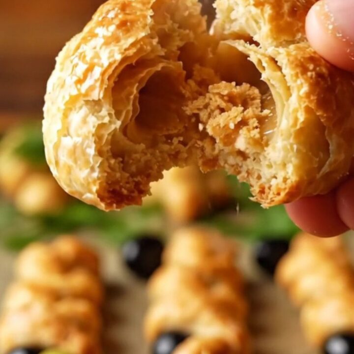 Golden savory Turkish cookies with sesame seeds on a parchment-lined baking sheet, one broken in half showing flaky layers.
