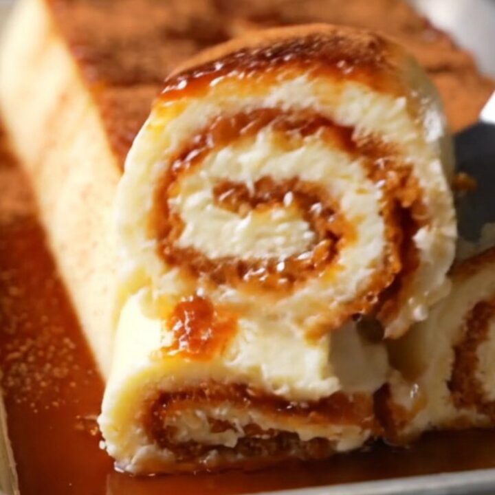 Turkish Kazandibi rolled scrolls with caramelized burnt bottom and cinnamon dusting