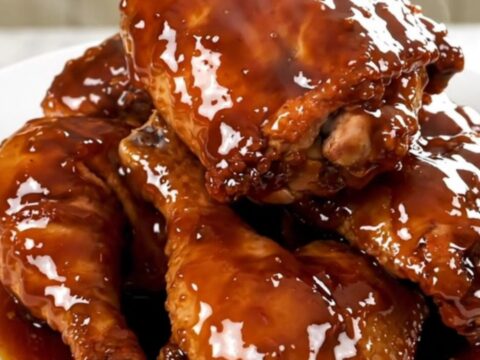 Hauts de cuisses de poulet tendres nappés d'une sauce soja brillante et parfumée au gingembre