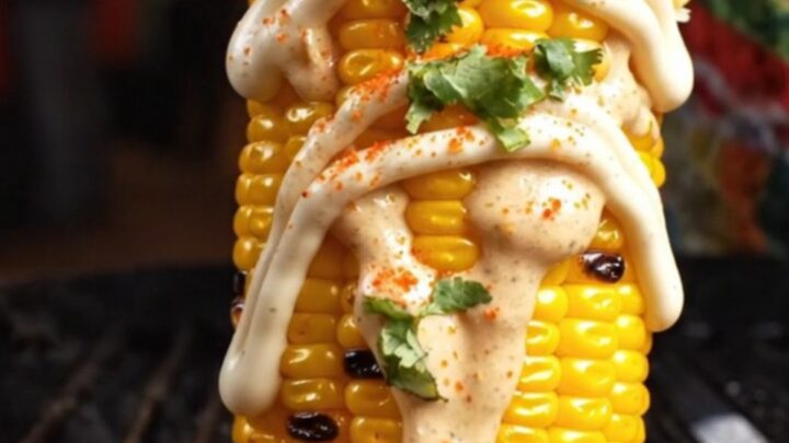 A close-up shot of crispy, golden corn ribs curled into shapes